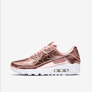 Women’s 7.5 Nike Rose Gold Air Max 90 Youth 6